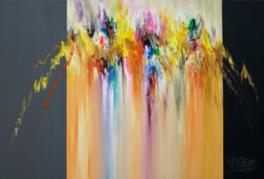 Wings M 1 Malerei mit dem Titel "Wings M 1" von Peter Nottrott, Original-Kunstwerk, Acryl