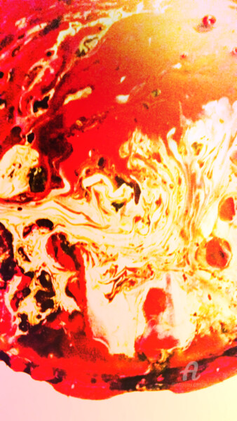 Arts numériques intitulée "CRAZY MAGMA" par Grafi, Œuvre d'art originale