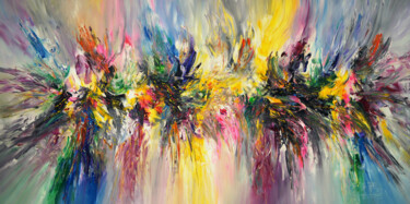 Painting titled "Elemental Force XXL…" by Peter Nottrott, Original Artwork, Acrylic