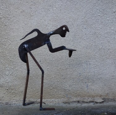 Sculpture intitulée "HAT" par Clive Manuel, Œuvre d'art originale, Métaux