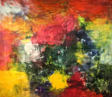 Peinture intitulée "La vie 2, Acrylique…" par Briga, Œuvre d'art originale, Acrylique