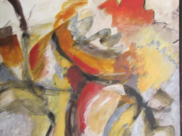 COQ DE HAUTE COUR Peinture intitulée "COQ DE HAUTE COUR" par Jacques Coeur, Œuvre d'art originale, Acrylique