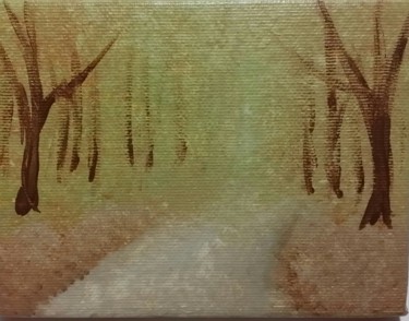 Peinture intitulée "Il Bosco" par Valter Carnevale, Œuvre d'art originale, Acrylique