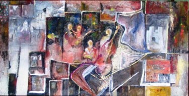 Peinture intitulée "DAN" par Lapiche, Œuvre d'art originale