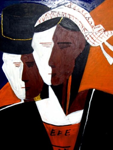 Peinture intitulée "Douarneniste" par Lapiche, Œuvre d'art originale