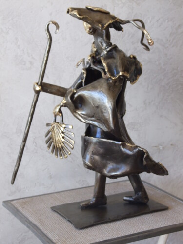 Sculpture intitulée "-saint-jacques." par Philippe Fautrez, Œuvre d'art originale