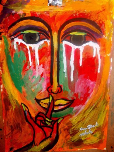 Peinture intitulée "Silence.jpg" par Any Staub, Œuvre d'art originale