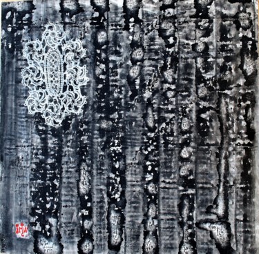 Pintura titulada "Dendrites" por Isabelle Delteil Mc Williams, Obra de arte original, Acrílico