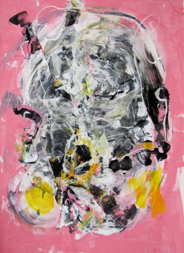 Painting titled "The evening at the…" by Dmitri Matkovsky, Original Artwork, Acrylic