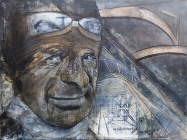 Collages intitulée "Conductor" par Aline Chevalier, Œuvre d'art originale, Papier