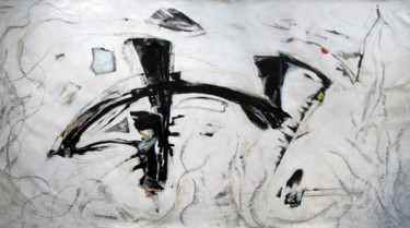 Painting titled "Huge 2.5m Abstract…" by Dmitri Matkovsky, Original Artwork, Acrylic