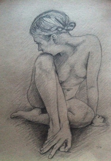 Disegno intitolato "Studio per una futu…" da Stefano Di Marco, Opera d'arte originale, Grafite
