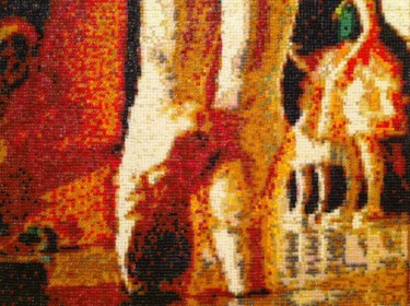 Pittura intitolato "In punta di piedi" da Stefano Di Marco, Opera d'arte originale