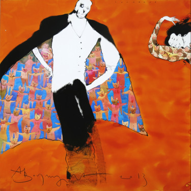 Painting titled "Приманка" by Alexander Votsmush, Original Artwork, Watercolor