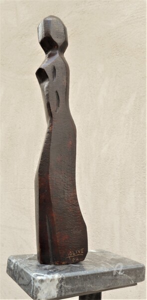 Sculpture titled "FIGURE Déambulante…" by Philippe Olive, Original Artwork, Bronze