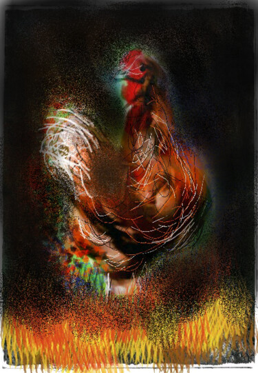 Digital Arts με τίτλο "Poulette..." από Jacky Patin, Αυθεντικά έργα τέχνης