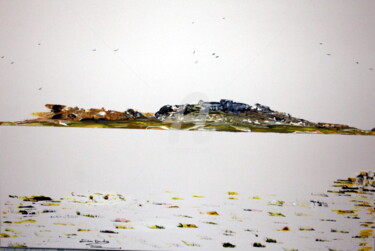 Peinture intitulée "l-ile.jpg" par Didier Duclos, Œuvre d'art originale, Acrylique