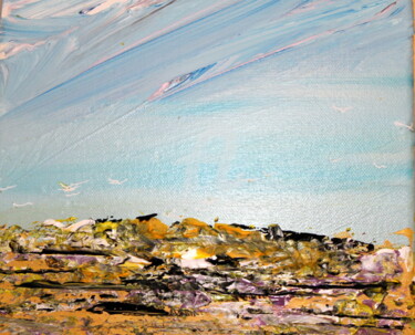 Peinture intitulée "l-ilot-aux-mouettes…" par Didier Duclos, Œuvre d'art originale, Acrylique