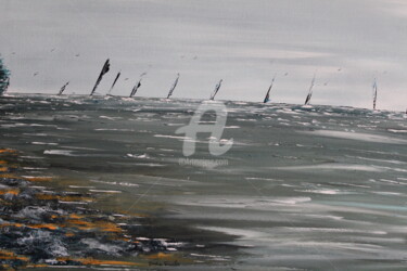 Peinture intitulée "Vent des Globes" par Didier Duclos, Œuvre d'art originale, Acrylique