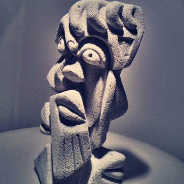 Sculpture titled "Visei" by Samart, Original Artwork, Stone