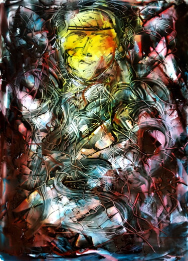 Peinture intitulée "JO" par Pierre-Paul Marchini, Œuvre d'art originale, Huile