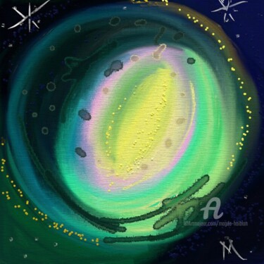 BeautifulPlanet Arts numériques intitulée "BeautifulPlanet" par Magda Hoibian, Œuvre d'art originale, Peinture numérique