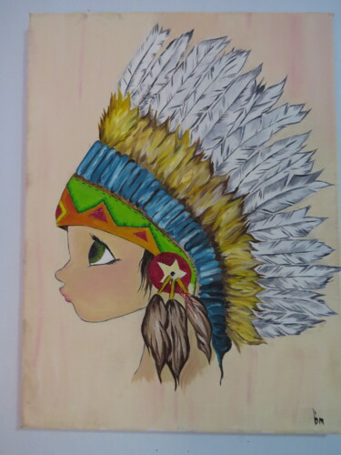Peinture intitulée "img-6320.jpg" par Sarah Ben Marzouk, Œuvre d'art originale, Acrylique