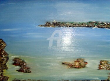 Peinture intitulée "la-baie-du-pouldu-p…" par Didier Duclos, Œuvre d'art originale, Huile