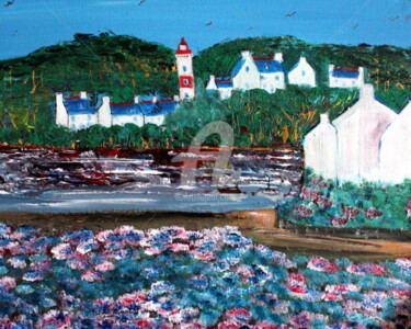 Peinture intitulée "doelan-finistere-29…" par Didier Duclos, Œuvre d'art originale, Acrylique