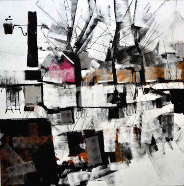 Painting titled "Крюков канал 2" by Igor Nelubovich, Original Artwork, Acrylic