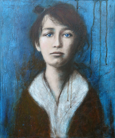 Peinture intitulée "Camille" par Isabelle Milloz, Œuvre d'art originale, Acrylique Monté sur Châssis en bois