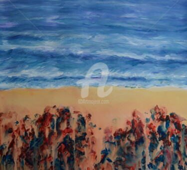 Peinture intitulée "Marée haute 2" par Renaud Klumpp, Œuvre d'art originale, Acrylique