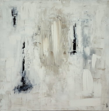 Malerei mit dem Titel "grand tableau peint…" von Sandrine Hartmann, Original-Kunstwerk, Acryl