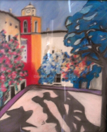 제목이 "petite place dans S…"인 미술작품 Louise Bressange로, 원작, 파스텔