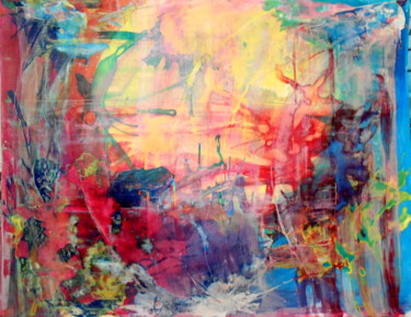 Painting titled "Teeming With Life" by Veronica Stewart, Original Artwork, Other