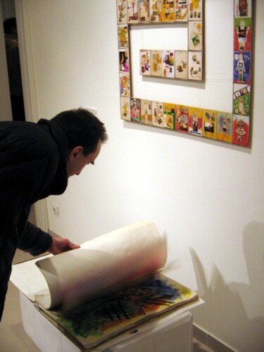 Collagen mit dem Titel "one of the exhibiti…" von Zoran Komatinović, Original-Kunstwerk