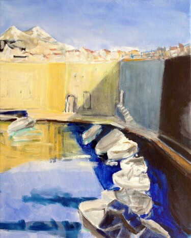 Peinture intitulée "La Petite Porte de…" par Christopher Walker, Œuvre d'art originale, Huile