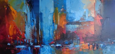 Peinture intitulée "N.Y 5 th avenue" par Benoit Havard, Œuvre d'art originale
