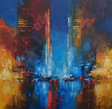 Peinture intitulée "N.Y" par Benoit Havard, Œuvre d'art originale