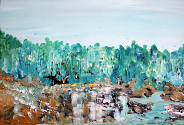 Peinture intitulée "paysage.jpg" par Didier Duclos, Œuvre d'art originale, Acrylique