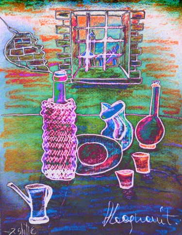 Disegno intitolato "img-20170110-214540…" da Mateci-Antonio Lucio Rudy Lacquaniti, Opera d'arte originale, Matite colorate