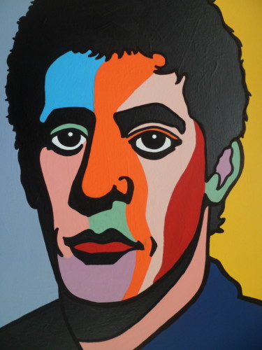 Peinture intitulée "LOU" par Alain Lynch, Œuvre d'art originale, Acrylique
