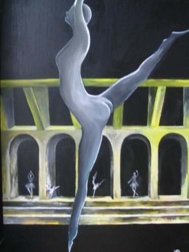 Peinture intitulée "grace" par Lapiche, Œuvre d'art originale