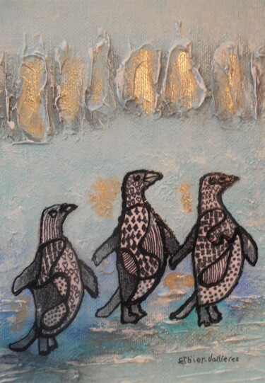 Peinture intitulée "Progéniture" par Nicole Ethier-Vallières, Œuvre d'art originale, Acrylique
