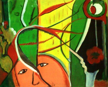 Peinture intitulée "Carnaval" par Charles Corbin, Œuvre d'art originale, Acrylique