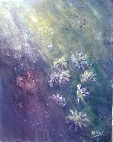 Peinture intitulée "abstrait-a-margueri…" par Marian Cobos, Œuvre d'art originale, Acrylique