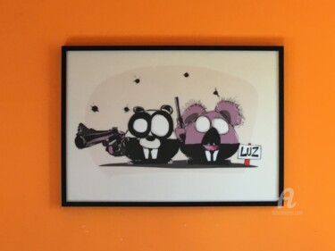 Arte digitale intitolato "bopfiction.jpg" da Luz, Opera d'arte originale, Pittura digitale