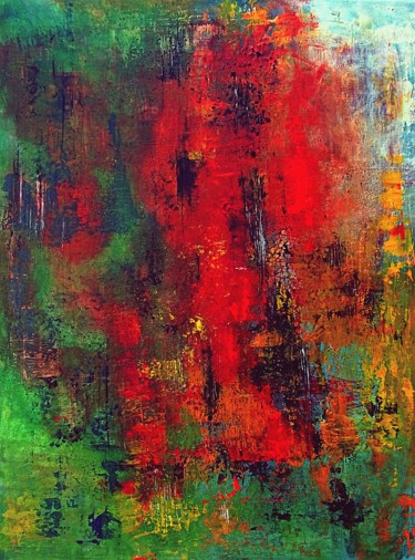 Malerei mit dem Titel "there's more behind…" von Nino Anin, Original-Kunstwerk, Acryl
