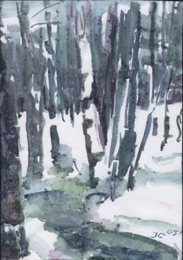 Malarstwo zatytułowany „winter” autorstwa Cibson, Oryginalna praca