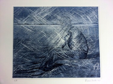 Printmaking titled "Marina 8" by Basilio Dipani, Original Artwork, Etching